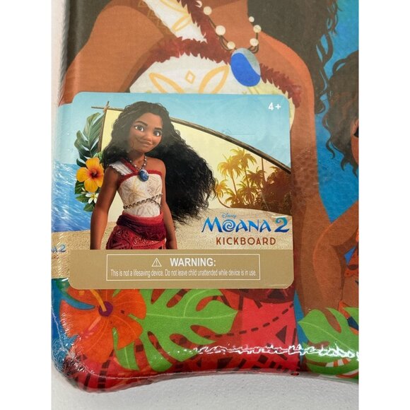 Disney Moana 2 Kickboard Kids Swim Float Training Aid Pool Beach Ages 4+ - Picture 2 of 3